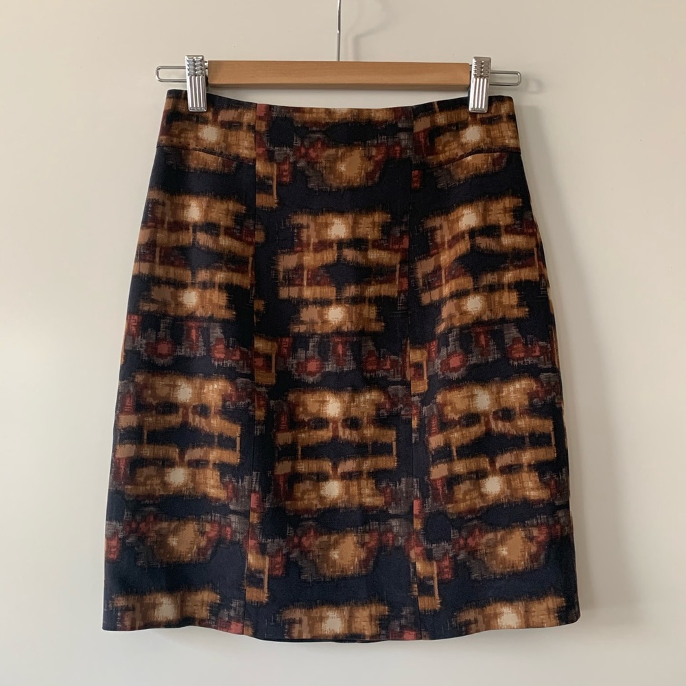 Elie Tahari Nordstrom Leopard Silk Pencil Skirt